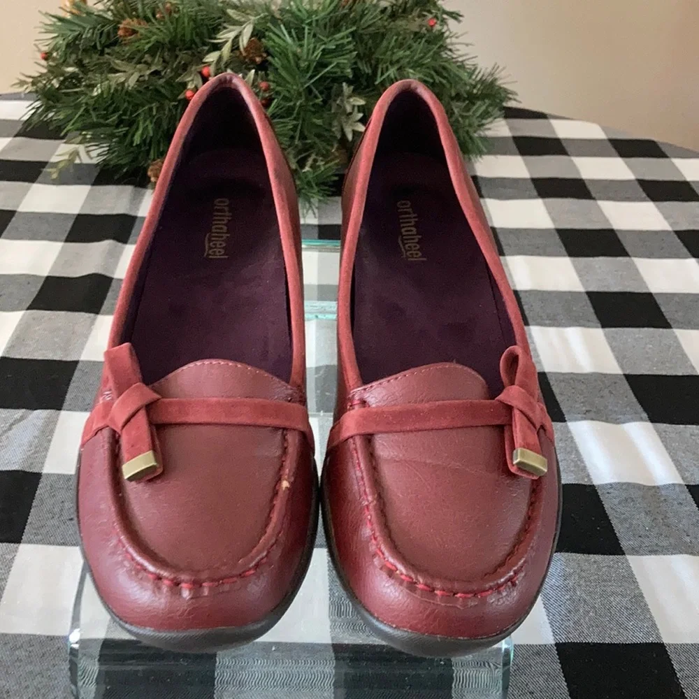 orthaheel slip leather